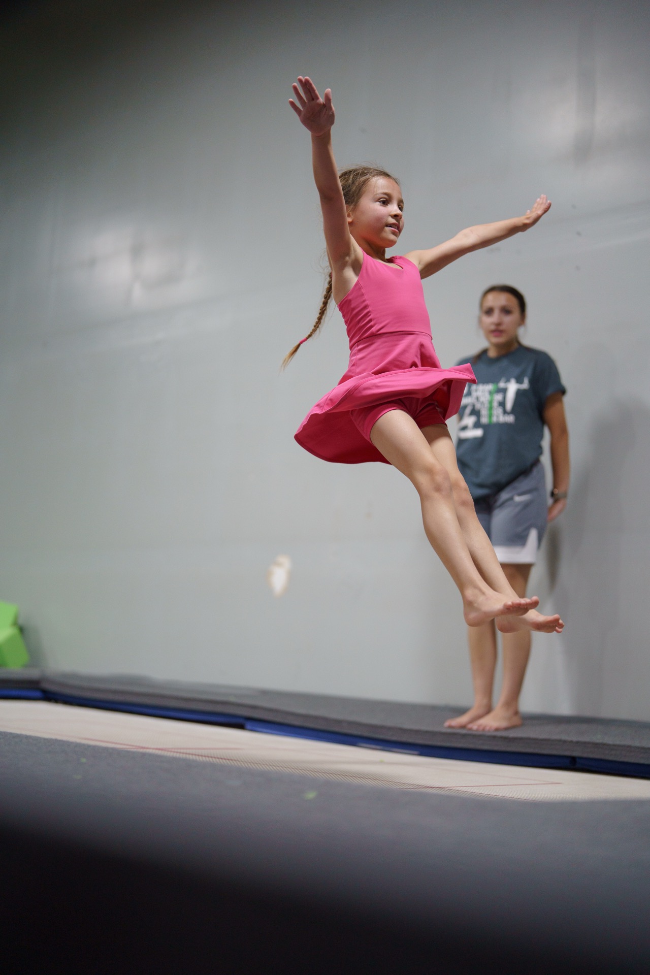 Girls gymnastics at California Strong